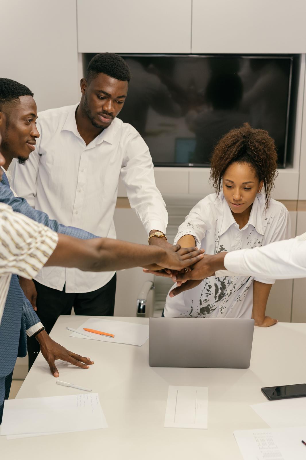 Colleagues in a people first workplace